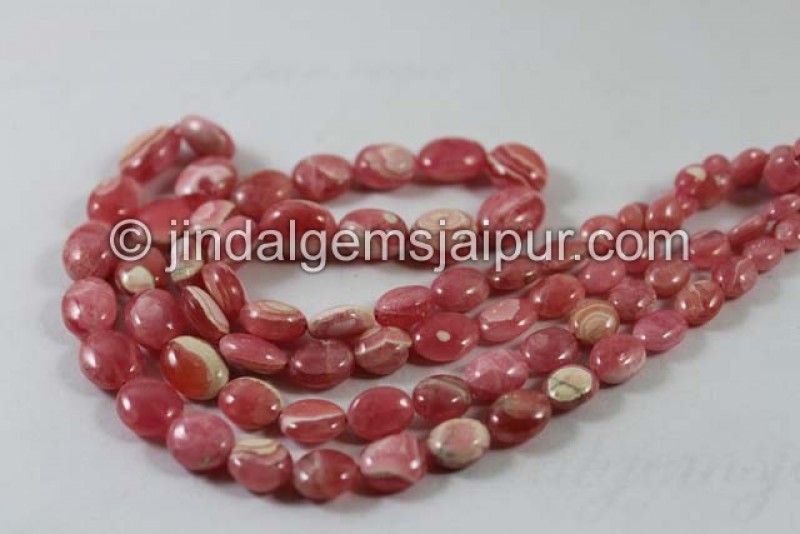 Rhodochrosite Far Smooth Oval Beads